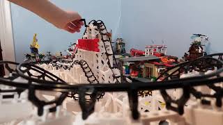 Cyclone Roller Coaster toy testing BACKWARDS [upl. by Aihcropal]