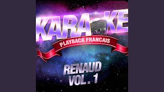 Mistral Gagnant — Karaoké Playback Instrumental — Rendu Célèbre Par Renaud [upl. by Nilved]