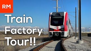 Modern European Trains Built Right in North America  Stadler Factory Tour [upl. by Acyssej]