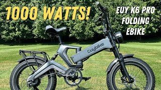 1000 Watt Folding EBike EUY K6 Pro [upl. by Anelehs]