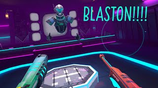 Playing blaston in vr VrBlastonGaming [upl. by Otecina340]