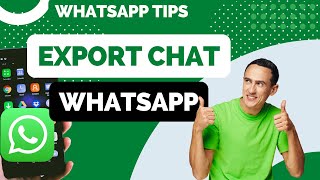 How to Export WhatsApp Chat History to PC [upl. by Dagna]