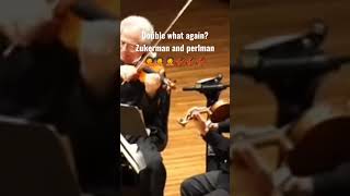 Perlman and Zukerman shreds this concerto for two violins🤦 shorts [upl. by Zetneuq]