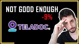 Teladoc Stock Earnings What Are They Doing Over There [upl. by Nylavad431]