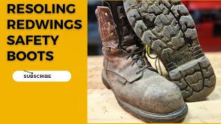 Mastering the Art of Resoling Red Wing Safety Boots Edition [upl. by Nomzaj404]