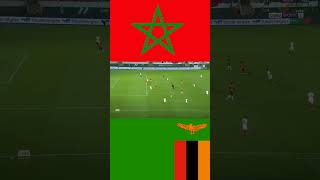 Highlights of Morocco vs Zambia Africa Cup Match [upl. by Ecinad62]