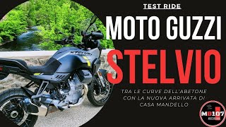 Test Ride Moto Guzzi Stelvio tra le curve dellAbetone [upl. by Ettevram]