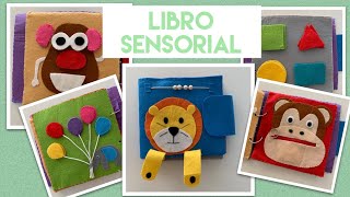 Cómo hacer un LIBRO SENSORIAL  Manualidades Infantiles  Sensory Book  Kids Crafts [upl. by Errehs]