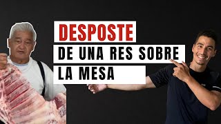 DESPIECE de media res sobre la MESA  DESPOSTE [upl. by Akin]