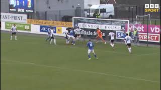 GLENAVON V GLENTORAN BBC SPORT HIGHLIGHTS  2024 IRISH PREMIERSHIP FOOTBALL [upl. by Eula]