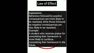 Law of Effect psychology facts about human behaviour and thoughts tamil [upl. by Yerahcaz193]