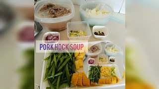 Nilagang Pata boiled pork hock soup [upl. by Annoyik815]