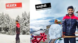 Frist Snowfall of 2023  Dalhousie Himachal Pradesh  Live Snowfall [upl. by Lorilyn387]