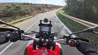 Aprilia Tuareg 660 Sardinia South coast Insta360 ace pro [upl. by Colner403]