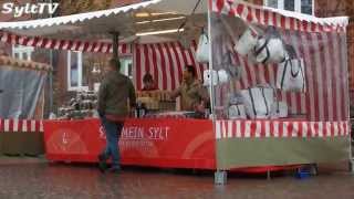 Sylter Werkstätten sind auf dem Wochenmarkt in Westerland [upl. by Arramas]