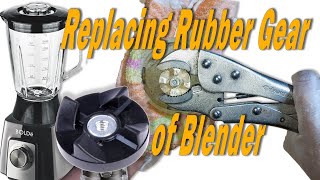 How to Replace the Rubber Gear of Blender Machines [upl. by Tenney]