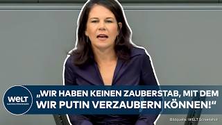 ANNALENA BAERBOCK Haushaltsdebatte im Bundestag Außenministerin fordert Paket zur Sicherheit [upl. by Ikcaj572]