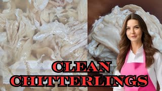 Clean Chitterlings the proper way [upl. by Augustina352]