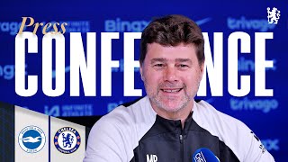 POCHETTINO  Brighton vs Chelsea Press Conference  Prematch  140524  Chelsea FC [upl. by Ennaehr]