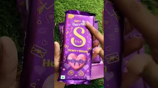 Dairy Milk Silk Heart Blush Unboxing swadkavardan 💓💓🍫 chocolate shortsyoutube funny dairymilk [upl. by Korella]