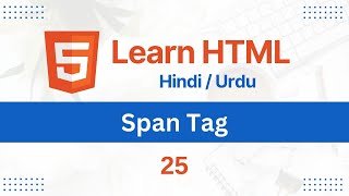 span tag in html  HTML For Beginners [upl. by Nairrad]