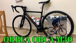 ORBEA ORCA M30 ROAD BIKEmyhusband first Ride [upl. by Odnama166]