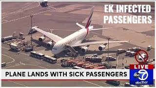 Breaking Emirates A380 Quarantined  100 Ill Passengers [upl. by Rialcnis]