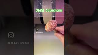 OMG Cabochons Flashback to the time I made cabochons rockhound makingjewelry treasure [upl. by Nahshu]