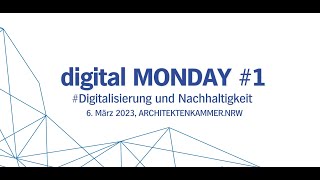 digital MONDAY 1  Interview mit Gerhard Wittfeld kadawittfeldarchitektur [upl. by Neelia]