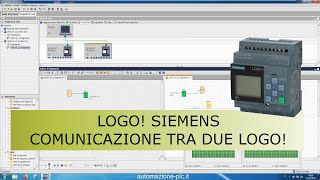 Come programmare il PLC LOGO Siemens comunicazione tra due cpu [upl. by Adnovay124]