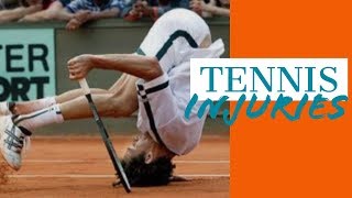 TENNIS INJURIES  WTA  Compilation 1 Serena Williams Azarenka Sharapova Wozniacki [upl. by Wit]