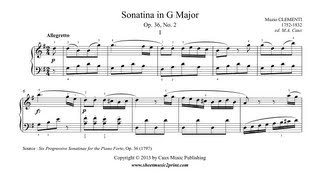 Clementi  Sonatina Op 36 No 2 13 [upl. by Acsirp]