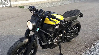 Yamaha XSR 700 GPR Deeptone  Rizoma SpyR Mirror  Wilbers  Super7 and many more [upl. by Healion]