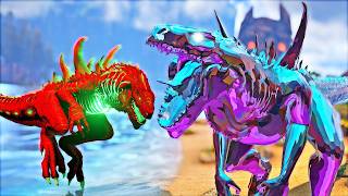 O Red Godzilla EVOLUIU NOVO GODZILLA de TITANIUM ARK DINOSSAURO  PAI INDORAPTOR [upl. by Tierney]