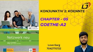 Konjunktiv 2 Koennte Ch5 A2 Full Course of Netzwerk Neu JunctionLanguage [upl. by Ellerihs]