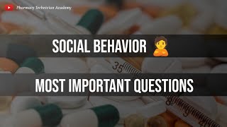 9 Social Behavior Past Papers Questions [upl. by Einhoj]