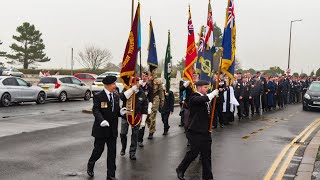 Morecambe Remembrance Parade amp Service 101124 [upl. by Eire666]