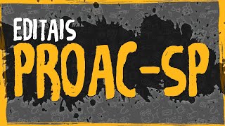 Editais ProACSP  2017 [upl. by Irrahs]