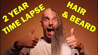 Time lapse Part 2 Hair amp Beard Growth in 4k timelapse godofwar breakingbad [upl. by Aical]