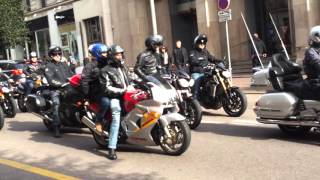 Les motards en colère à Rouen 1O102015 [upl. by Aivuy745]