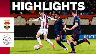 Highlights Willem II  Jong Ajax  Keuken Kampioen Divisie [upl. by Ahsilat]