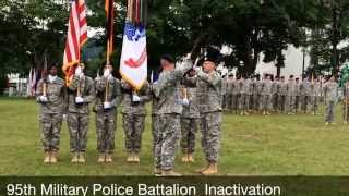 95th Military Police Battalion Inactivation Ceremony [upl. by Denyse]