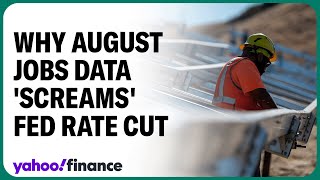 August jobs data screams 25 bps cut from Fed Economist [upl. by Lewes]