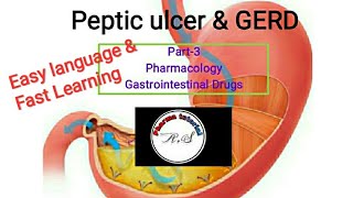 Peptic Ulcer amp GERD  part 3   Gastrointestinal Drugs  Pharmacology [upl. by Shriner]