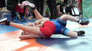 Wrestling  Ringen Schulmeisterschaft Zschopau 2023 w Schüler 42 kg Freestyle Kutscher  Schenk [upl. by Yelknirb]