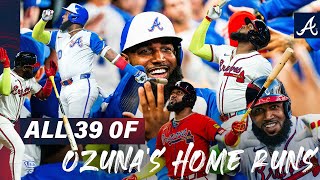 All 39 Marcell Ozuna Home Runs from 2024  Atlanta Braves [upl. by Nnaeirrac]