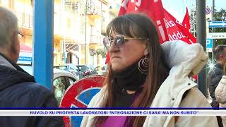 RUVOLO SU PROTESTA LAVORATORI “INTEGRAZIONE CI SARA’ MA NON SUBITO” [upl. by Ivie]