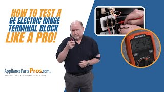 How To Test A GE Electric Range Terminal Block [upl. by Noremak]