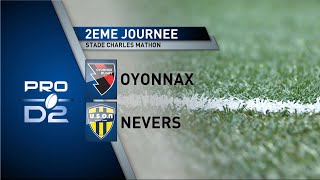 J2 PRO D2  OYONNAX vs NEVERS  Le match en bref [upl. by Deaner]