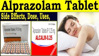 Alprazolam Tablets ip 05 mg 025 mg  Alpracare 05 tablet  Uses review Side Effects Dose [upl. by Elleneg]